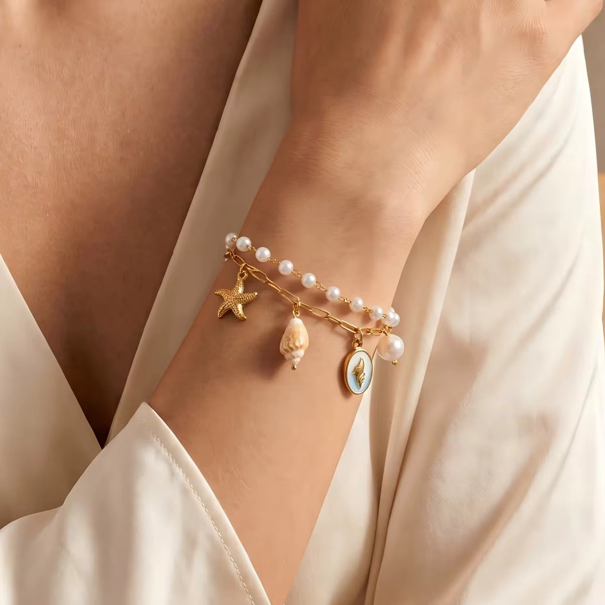 Bracelet Néréa Perlé – AVÉLORA