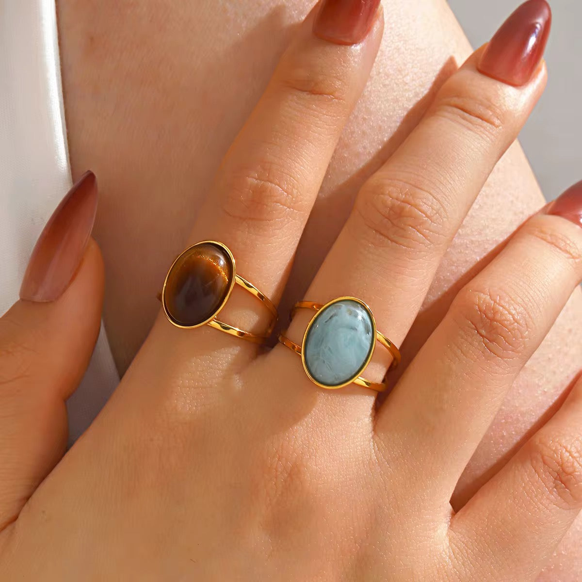 Bague Naïa Ovale – AVÉLORA