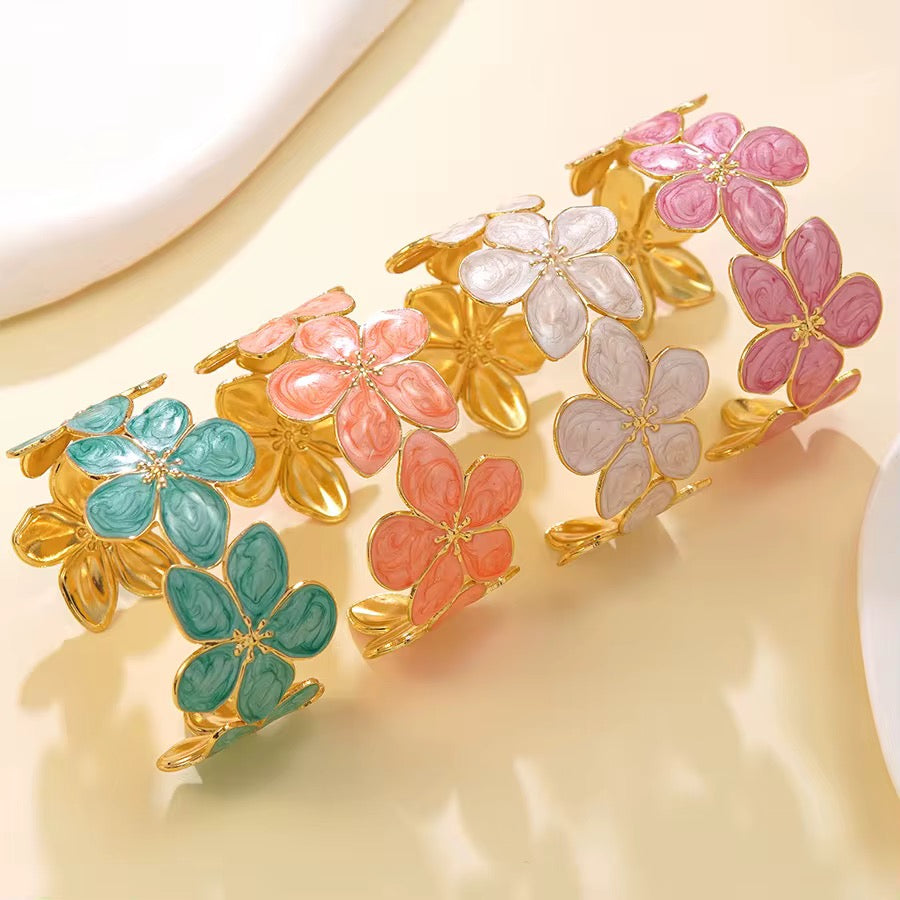Bracelet Flora Chic Velvet– AVÉLORA